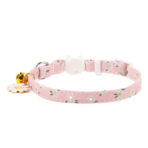 Collares Florales para Gatos con Campanas, Diseño de Liberación Rápida para Gatos Pequeños, Todas las Temporadas, Colores Rosa y Lavanda - Product Image 2