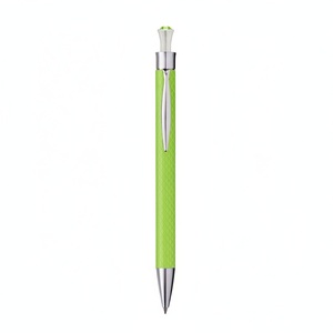 10 Slim <b>Retractable</b> Ballpoint <b>Pens</b> with Faceted Crystal Accents Chrome Trim & Diamond Scale Barrels - Custom Logo Gift Set - Product Image 3