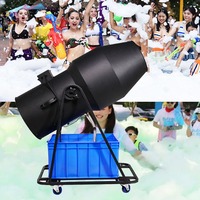 Ventes directes d'usine haute puissance 2500W Machine à neige Jet mousse canon Machine à mousse pour piscine fête jardin parc avec boîte