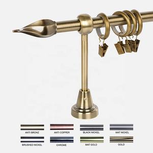 Stardeco fashion europe <span class=keywords><strong>set</strong></span> di aste per tende a doppia asta pali per tende in metallo staffe singole in alluminio <span class=keywords><strong>set</strong></span> di aste per tende <span class=keywords><strong>Hardware</strong></span> - Product Image 2