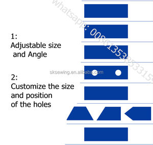 Sokee dokuma bant ayarlanabilir delik mesafesi delme delik kesici kesme makinesi - Product Image 2