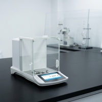 Balance analytique semi-micro à double plage, en acier inoxydable, avec calibration interne automatique, capacité 220g, précision au milligramme