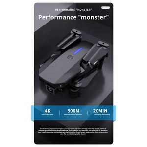 E88 4K Caméra Débutant Drone Grande Capacité Longue Endurance Facile à Transporter Pliant Télécommande Avion - Product Image 5