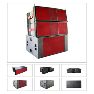 Système de sonorisation Line Array <span class=keywords><strong>T</strong></span>.I Pro Audio Max215 2500W RMS/5000W Peak, étanche, double 15 pouces, 3 voies coaxiales, enceinte en contreplaqué de bouleau - Product Image 3