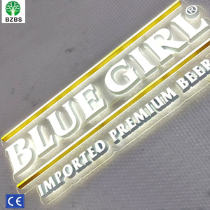 Thép không gỉ kênh chữ backlit Led Wall Mount quảng cáo <span class=keywords><strong>Slogan</strong></span> Logo văn phòng thanh văn phòng xây dựng cửa hàng trang trí - Product Image 6