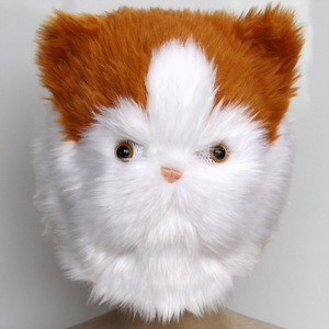 Máscara de Husky de Peluche, Talla Única, Disfraz de Halloween, Cosplay, Accesorio de Cabeza de Animal - Product Image 3