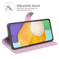 Étui Portefeuille Souple en TPU et Cuir PU de Designer pour Téléphone Samsung Galaxy A13 5G A52 A72 A33 5G