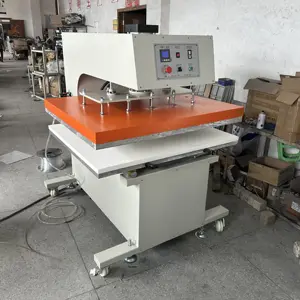 auto open large size metal printing oil heat press machine sublimation printing for shirt