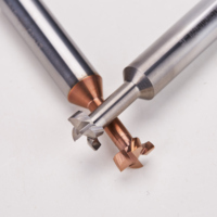 PULSTOOL Fraise à rainurer en T personnalisable à 4 cannelures en carbure 60HRC avec revêtement AlTiN pour usinage CNC, support ODM OEM