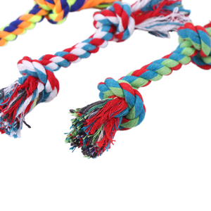 Pamuk halat köpek oyuncaklar interaktif köpek oyun Bite <span class=keywords><strong>Pet</strong></span> malzemeleri küçük büyük oyuncak köpek çiğnemek oyuncak halat - Product Image 3