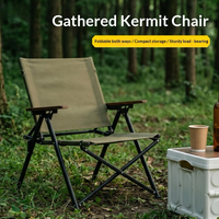 Chaise pliante Kermit de camping ultralégère de qualité supérieure, équipement de plein air compact, siège pliable pour la randonnée, le trekking et les voyages