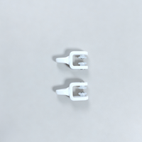 Riel de Cortina Flexible de Plástico al por Mayor, Montaje en Techo, Corte Personalizado, Riel Curvo Económico para Ventanas Residenciales y Comerciales