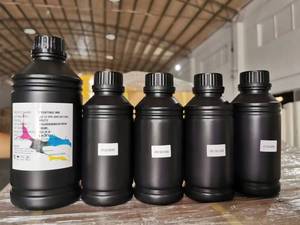 Mực in <span class=keywords><strong>UV</strong></span> Cncolor 500ml 1000ml, mực in kỹ thuật số, mực nhuộm <span class=keywords><strong>UV</strong></span>, mực <span class=keywords><strong>UV</strong></span> cứng mềm, dành cho đầu in epn I3200 U1 hd, vecni <span class=keywords><strong>UV</strong></span> - Product Image 1