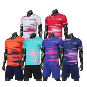 2022 sublimated team training soccer wear classic thailand jersey football t shirts