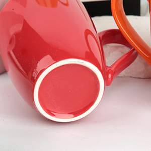 Cangkir kopi kustom porselen Premium Logo ukiran Laser grosir mug teh keramik untuk cetak dengan pegangan - Product Image 6