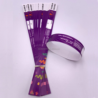 Pulseras de Identificación Desechables, Autoadhesivas, Imprimibles, de Papel Sintético PP, Resistentes al Agua, para Eventos y Fiestas