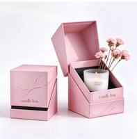 Emballage en boîte de papier pour bougies, boîte cadeau personnalisée pour bougies, pour pots de bougies vides avec boîte