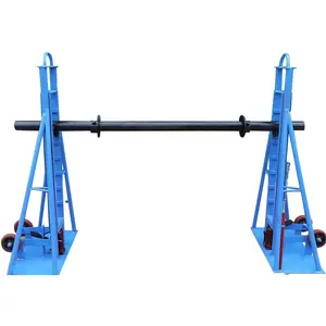 Cable Stand Hydraulic Cable Drum Safety Heavy Load Cable Drum Jack Hydraulic Stringing Equipment Grounding Cable Reel Stand