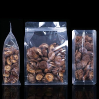 Refermable Transparent Clair De Qualité Alimentaire Ziplock Stand up Pochettes Huit Joint Latéral Fond Plat Sac D'emballage De Stockage Des Aliments