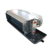 Unité de ventilation à condensateur horizontal hydronique dissimulée avec moteur silencieux et design encastré pour la climatisation et le chauffage des restaurants