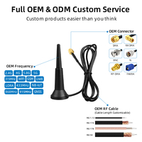 Antenne magnétique 4G LTE 700-2700 MHz à gain élevé 5 dBi omnidirectionnelle verticale avec connecteur SMA mâle pour passerelle IoT