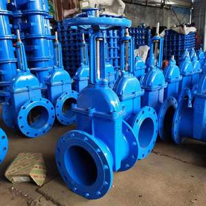 Изготовленный на заказ ручной промышленный неподнимающийся шток из ковкого чугуна, клапан для запорного клапана с фланцевым упругим, для продажи, промышленный - Product Image 3