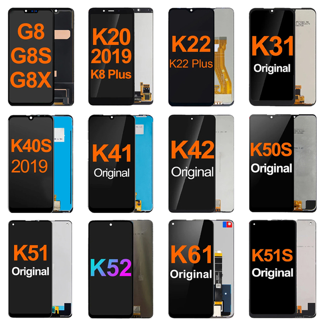 Multi Model Pantalla for LG Mobile Phone LCD Touch Screen Digitizer Full Range Repair Spare Parts Bulk Supply