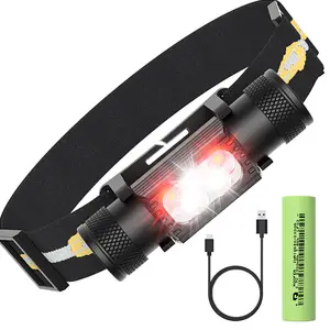 LED Headlamps High Power LED Headlight Camping Head Torch 8 Modes Head Lantern 18650 Rechargeable Frontal Head Lamp