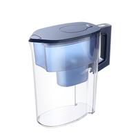 Filtre à eau pour comptoir HS527S-F009, 6 tasses, 2,2 L au total, 1,1 L filtré, certifié UL, usine certifiée ISO 9001, remplissage facile, directement de l'usine