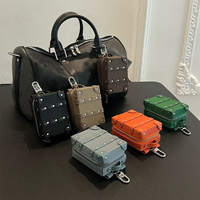 Porte-clés Mini Valise 2026 en Cuir Véritable, Breloque de Sac de Luxe au Style Créateur Adorable pour Usage Quotidien