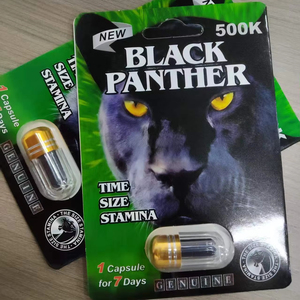 Cápsulas Black Panther, las Mejores y Más Efectivas para Energía y Potencia Masculina, Mejoran el Tiempo, el Tamaño, la Resistencia y Retrasan la Eyaculación - Product Image 1