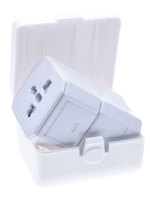 Adaptateur de prise de voyage international, ensemble de 3 pièces, idéal pour les téléphones portables, les chargeurs de batterie, les ordinateurs portables, pour fonctionner dans la plupart des pays