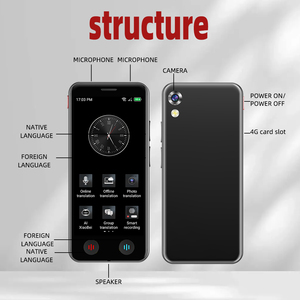 Dispositif de <span class=keywords><strong>traduction</strong></span> <span class=keywords><strong>photo</strong></span> <span class=keywords><strong>en</strong></span> temps réel intelligent, 139 langues, Wifi, mini, portable, interprétation simultanée, traducteur vocal A40 - Product Image 6