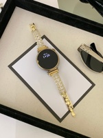 Металлический браслет с прозрачными цирконами для Apple Watch S10 9 8 7 SE, модный женский ремешок для Iwatch 46 мм 42 мм Ultra 49 мм