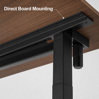 Cadre de bureau électrique à hauteur réglable, monomoteur, 2 étapes, à double poutre, avec moteur apparent, personnalisable selon vos besoins