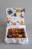 Boîtes rigides personnalisées en matériaux recyclés écologiques pour fruits secs, pâtisseries, traiteur, séparateurs de repas
