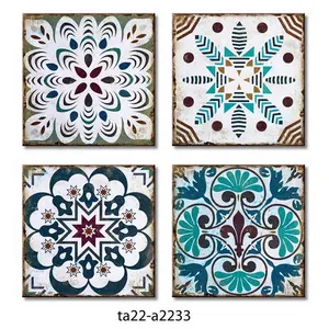 Set di pittura islamica personalizzata stampato su tela cornice musulmana pittura wall art per la decorazione domestica soggiorno