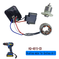 Moteur sans balais KQ-4815-CD pour perceuse sans fil 21V, pièces de rechange, moteur Kaqi, accessoires d'outils professionnels à batterie au lithium