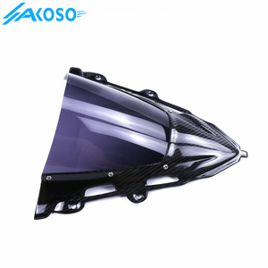 Pare-brise de moto en fibre de carbone sèche AKOSO pour Honda <span class=keywords><strong>CB650F</strong></span> CBR650F 2014 2015 2016 <span class=keywords><strong>2017</strong></span> 2018 - Product Image 4