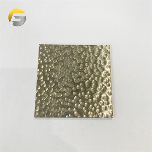 Hoja de acero inoxidable con patrón de placa de metal martillado-Solución <span class=keywords><strong>antideslizante</strong></span> para pisos y peldaños de escaleras - Product Image 4