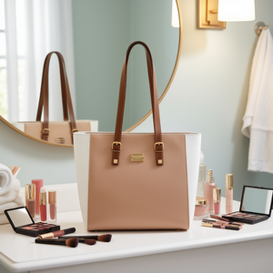 Bolsa Organizadora de Maquillaje Fana Adelle M3715, Bolsa de Cosméticos Holográfica con Colgador, Tamaño Mediano, Cierre de Cremallera - Product Image 2