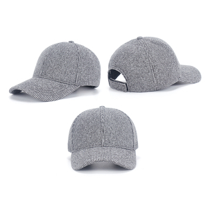 Gorra de béisbol negra unisex de invierno ajustable de 6 paneles a la moda personalizada en blanco al por mayor gorras deportivas - Product Image 2