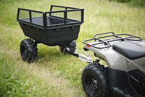 최저가 고하중 스틸 유틸리티 트레일러 500kg 용량 분체 도장 ATV 견인식 정원 카트 소량 주문 가능 공장 직공급 - Product Image 5