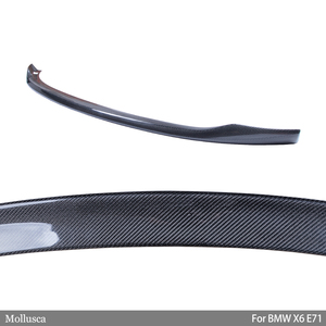 For E71 Style Carbon Fiber <b>Rear</b> <b>Spoiler</b> Trunk Wing 2007-2014 - Product Image 4