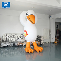 Mascotte gonflable de modèle d'oie de canard mascotte gonflable publicitaire personnalisée