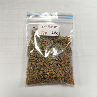 Opale synthétique de laboratoire de 2 mm à 3 mm, copeaux d'opale concassés, matière pour bijoux en résine de bois, avec couleurs.