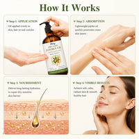 Minyak Jojoba Organik Cold Pressed 100% Murni Ekstrak Tumbuhan Formula Vitamin E Serbaguna Perawatan Kulit & Rambut Seluruh Tubuh Kustom