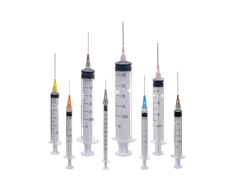 Шприцевые шприцы высокого качества с трехчастотным замком luer lock