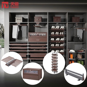 Wardrobe Organizer Pull Out Shoe Rack Trouser Rack Jewelry Box Towel Bar Storage <b>Basket</b> - Product Image 1
