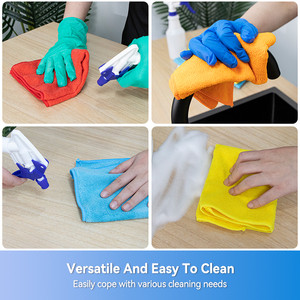 Pulizia efficace asciugamani lavabili assorbenti in <span class=keywords><strong>microfibra</strong></span> panni in <span class=keywords><strong>microfibra</strong></span> per piatti da cucina asciugamani antibatterici in <span class=keywords><strong>microfibra</strong></span> - Product Image 4